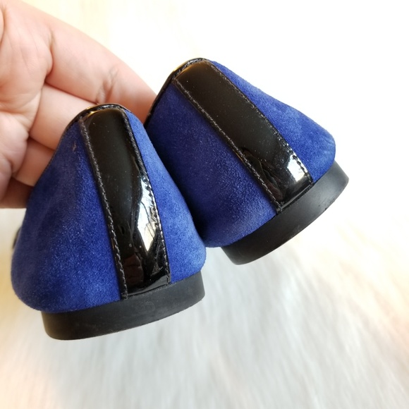 KENZO | Royal Blue Suede Smoking Slippers - Picture 7 of 8